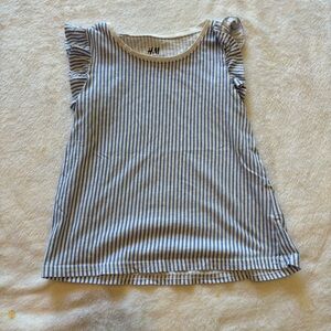 H&M Blue Striped Kids Top
